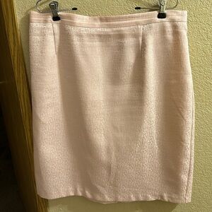 Pale pink skirt